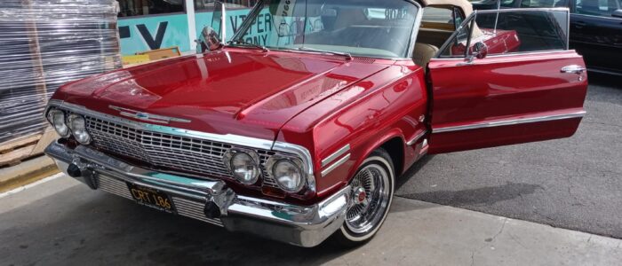 Classic Chevy Impala Restoration & Custom Work – Car Stereo Tony Classic Chevy Impala convertible at Car Stereo Tony in Orange County
