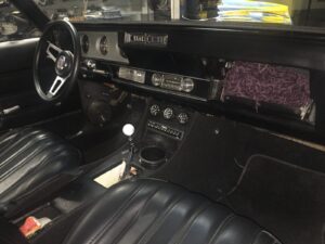 Classic car dashboard restoration and custom audio integration by Car Stereo Tony