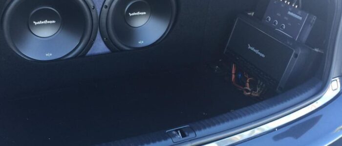 Lexus Dual Subwoofer & Amplifier Installation – Car Stereo Tony Dual Rockford Fosgate subwoofer and amplifier installation in Lexus trunk in Orange County