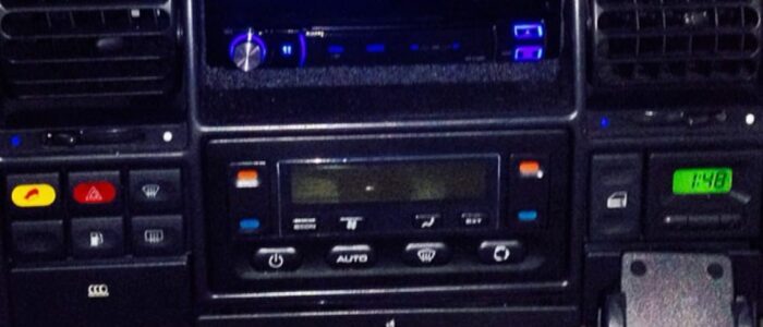 Pioneer Flip-Out Head Unit Installation – Car Stereo Tony Pioneer flip-out touchscreen stereo installation in classic vehicle dashboard in Orange County