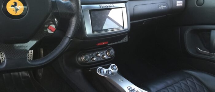 Ferrari California Audio & Multimedia Upgrade – Car Stereo Tony Custom touchscreen multimedia system installation in Ferrari California in Orange County
